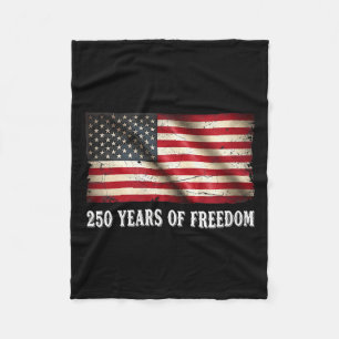 250. Jahrestag USA 4. Juli 250. Geburtstag Fleecedecke
