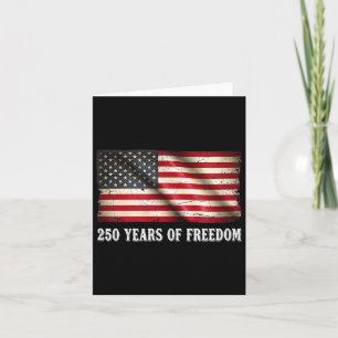 250. Jahrestag USA 4. Juli 250. Geburtstag Karte