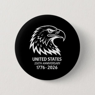250. Jahrestag USA 4. Juli US-Flagge 250. patrioti Button