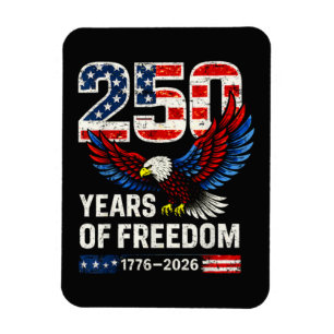 250. Jahrestag USA-Flagge amerikanisch Magnet