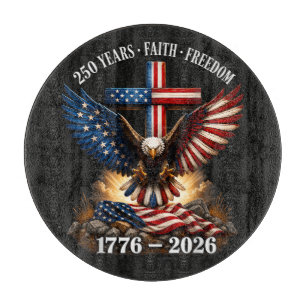 250. Jahrestag USA Glaube Freiheit Schneidebrett