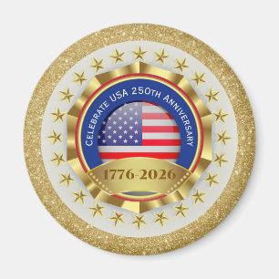 250. Jahrestag USA Patriotisch 1776–2026 Magnet