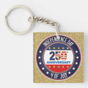 250. Jahrestag USA Patriotisch   1776–2026 Schlüsselanhänger