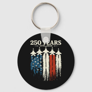 250 Jahrestag USA Patriotisch 250 Jahre Amerikanis Schlüsselanhänger