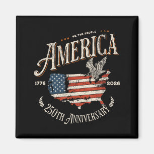 250. Jahrestag USA Patriotisch 4. Juli Magnet