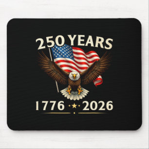 250 Jahrestag USA Patriotischer Adler 2026 250. 4. Mousepad