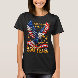 250 Jahrestag USA Patriotischer Adler 250. 4. T-Shirt