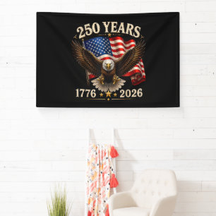 250 Jahrestag USA Patriotischer Adler 250. Banner