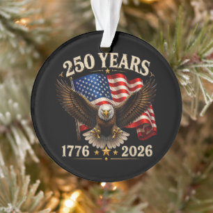 250 Jahrestag USA Patriotischer Adler 250. Ornament
