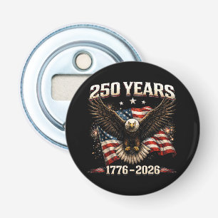 250 Jahrestag USA Patriotischer Adler 250. Unabhän Flaschenöffner