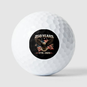 250 Jahrestag USA Patriotischer Adler 250. Unabhän Golfball
