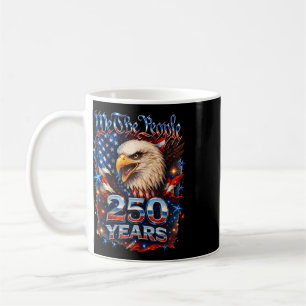 250 Jahrestag USA Patriotischer Adler 250. Unabhän Kaffeetasse