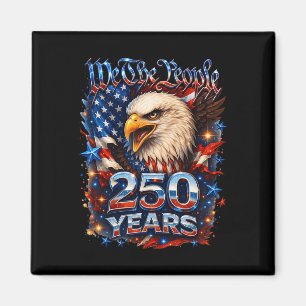 250 Jahrestag USA Patriotischer Adler 250. Unabhän Magnet