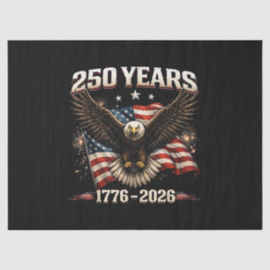250 Jahrestag USA Patriotischer Adler 250. Unabhän Seidenpapier