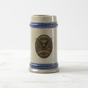 250. Jahrestag USA Patriotischer Adler Bierglas