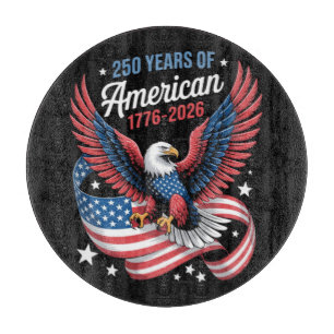 250. Jahrestag USA Patriotischer Adler Schneidebrett