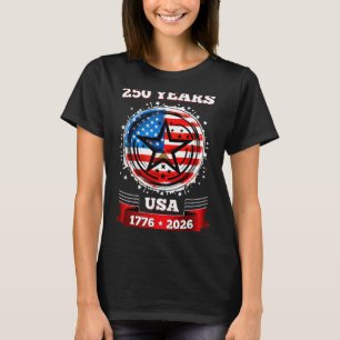 250 Jahrestag USA Patriotischer Stern 250. 4. T-Shirt