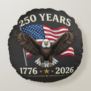 250. Jahrestag USA Rundes Kissen