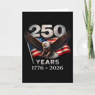 250 Jahrestag USA-Shirt Adler Amerikanische Flagge Karte