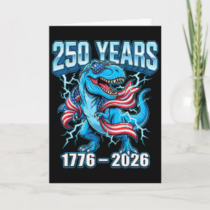 250 Jahrestag USA-Shirt Kinder Jungen 1776 2026 4. Karte