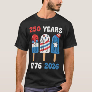 250 Jahrestag USA-Shirt Kinder Jungen 1776 2026 4. T-Shirt