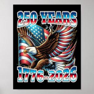 250 Jahrestag Vereinigte Staaten  Poster