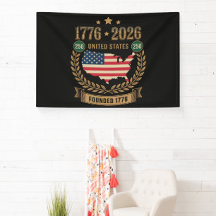 250. Jahrestag Vereinigte Staaten von Amerika 250 Banner