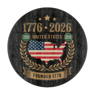 250. Jahrestag Vereinigte Staaten von Amerika 250  Schneidebrett