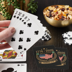 250. Jahrestag Vereinigte Staaten von Amerika 250 Spielkarten