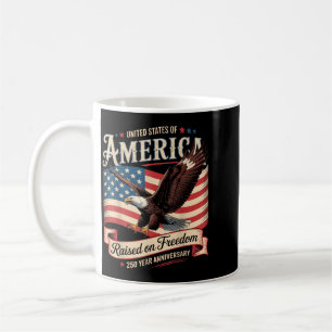 250. Jahrestag von Amerika 4. Juli US-Flagge Kaffeetasse