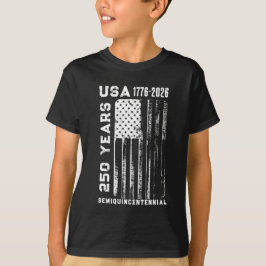 250-jähriges Jubiläum USA 4-juli T-Shirt