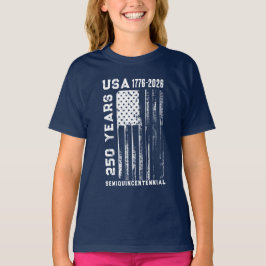 250-jähriges Jubiläum USA 4-juli-T-Shirt T-Shirt