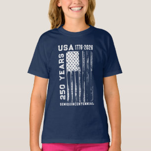 250-jähriges Jubiläum USA 4-juli-T-Shirt T-Shirt