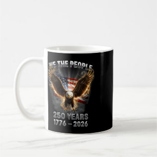 250. Jubiläum 1776-2026 Amerika-Flagge Adler 4. Kaffeetasse