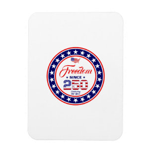 250. Jubiläum 4. Juli Amerikanische Flagge Magnet