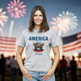 250. Jubiläum Adler Rot Weiß Blau | Amerika T-Shirt