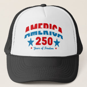 250. Jubiläum Amerika 4. Juli Truckerkappe