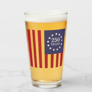 250. Jubiläum Amerika Patriotisches USA Unabhängig Glas