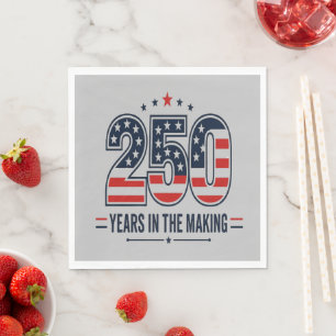 250. Jubiläum der USA Serviette