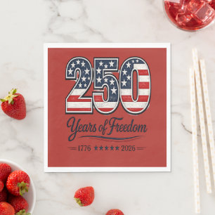 250. Jubiläum der USA Serviette