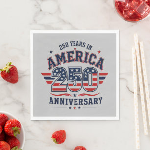 250. Jubiläum der USA Serviette