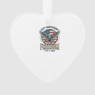 250. Jubiläum Freedom Eagle Patriotisches Vintage Ornament
