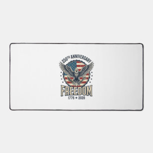 250. Jubiläum Freedom Eagle Patriotisches Vintage Schreibtischunterlage