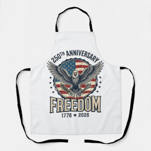 250. Jubiläum Freedom Eagle Patriotisches Vintage Schürze