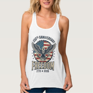 250. Jubiläum Freiheit Adler Patriotisch Vintage  Tank Top