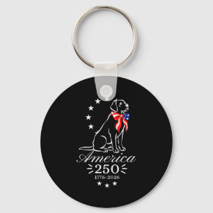 250. Jubiläum Labrador Retriever Amerika 250 Schlüsselanhänger