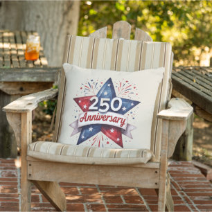 250. Jubiläum Patrioten-Stern-Kissen Kissen