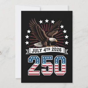 250. Jubiläum Patriotisch 4. Juli 1776 2026 Einladung