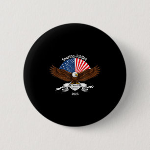 250. Jubiläum patriotisch 4. Juli USA 1776-2026 Button