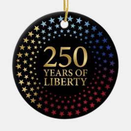 250. Jubiläum, Patriotisches Familienerbstück Keramik Ornament
